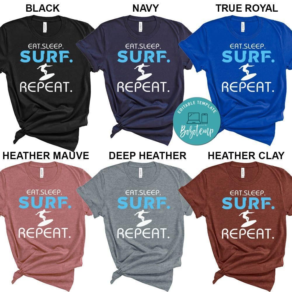 Eat Sleep Surf Repeat Shirt