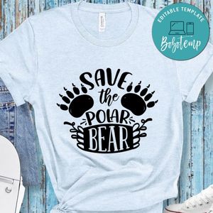 save the polar bear shirt
