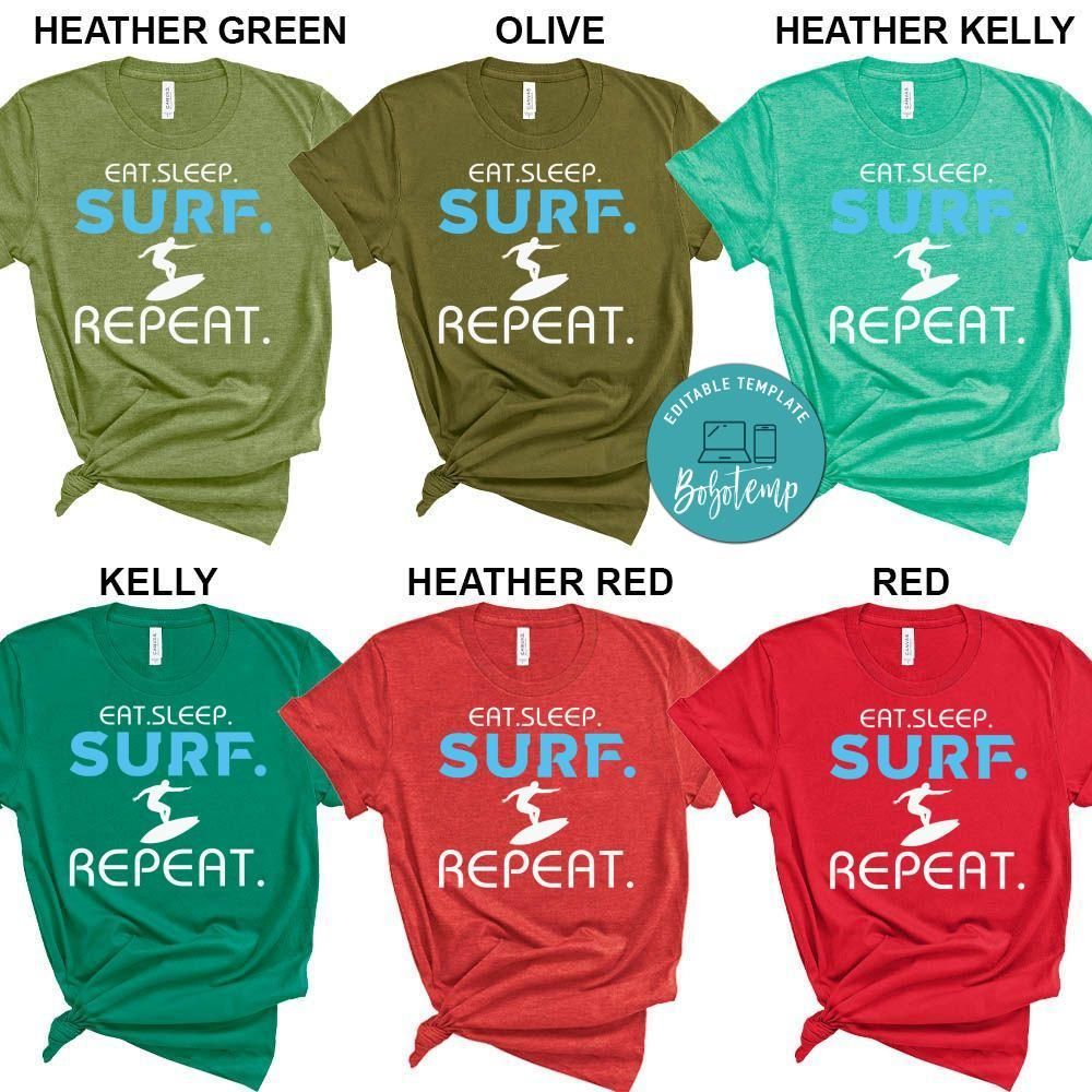 Eat Sleep Surf Repeat Shirt