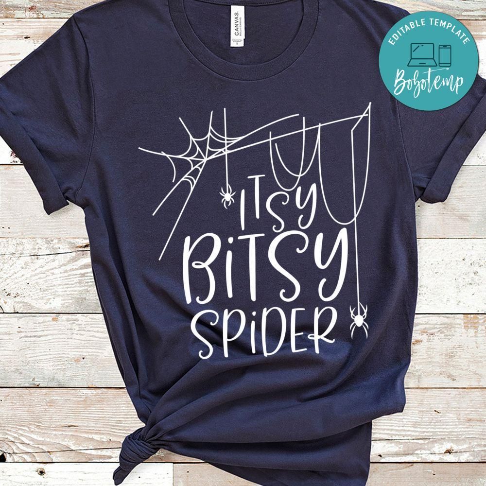 Itsy Bitsy Spider Halloween Shirt