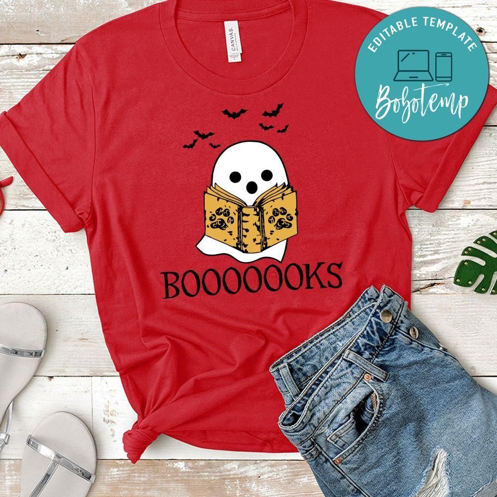 Ghost Books Halloween T-Shirt