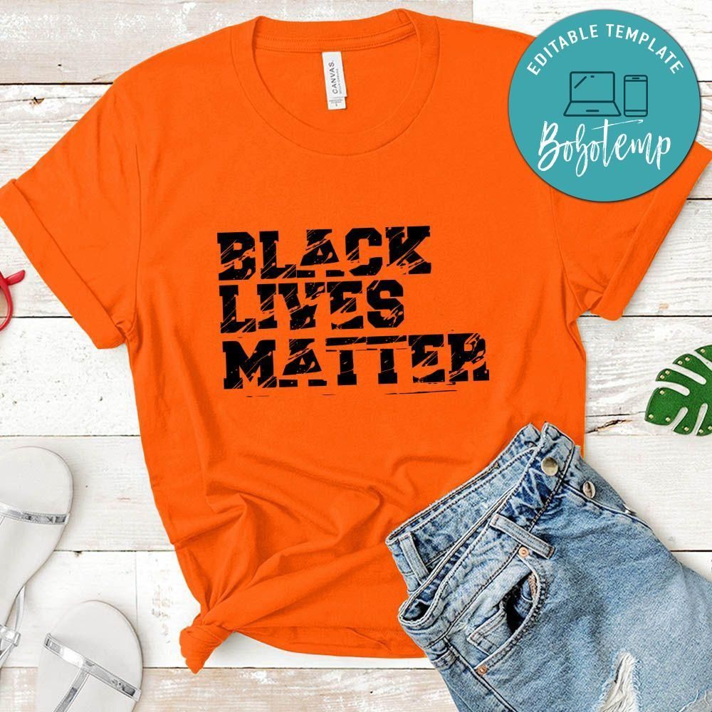 Black Lives Matter Unisex Tee Shirt