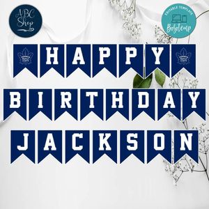 Toronto Maple Leafs Birthday Banner Digital Files