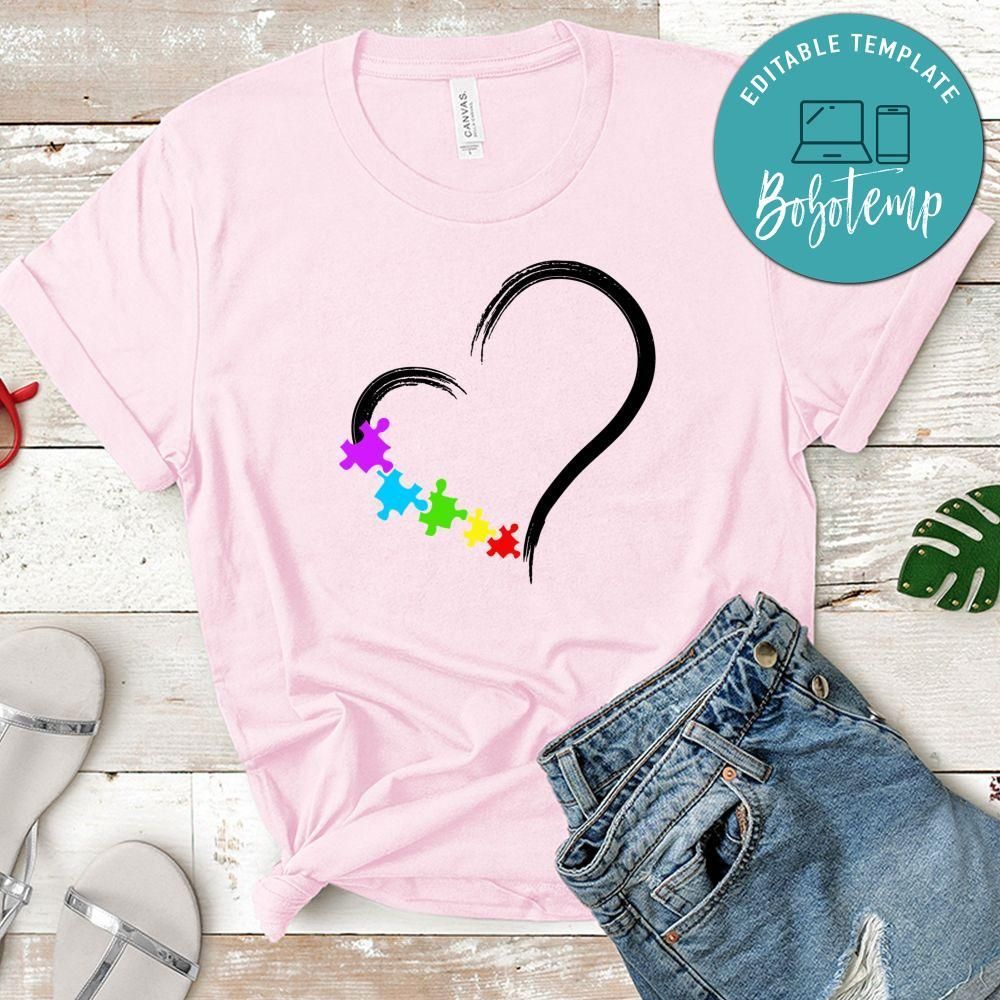 Autism Heart Shirt