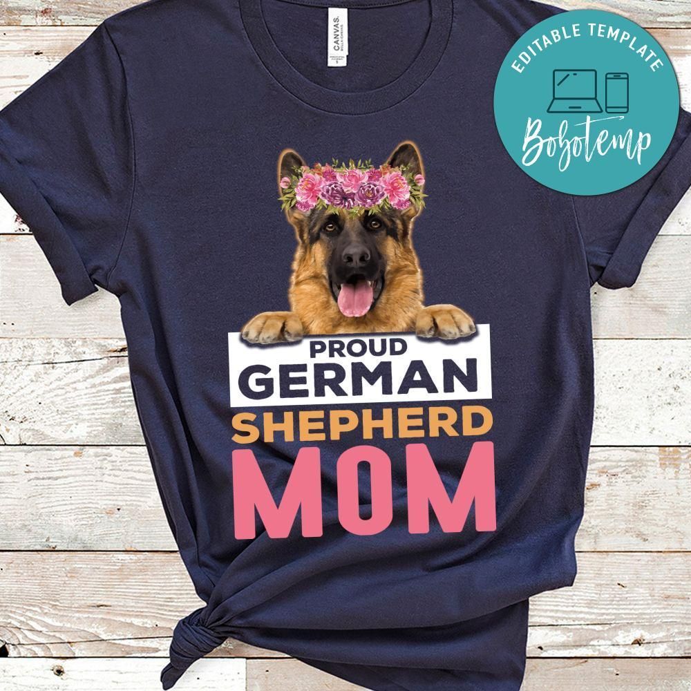 Proud German Shepherd Mom Shirt