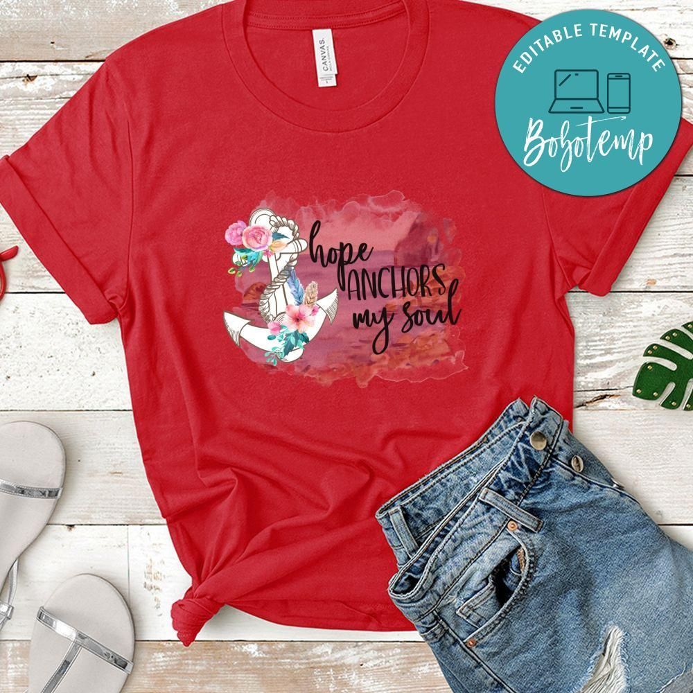 Hope Anchors My Soul Shirt