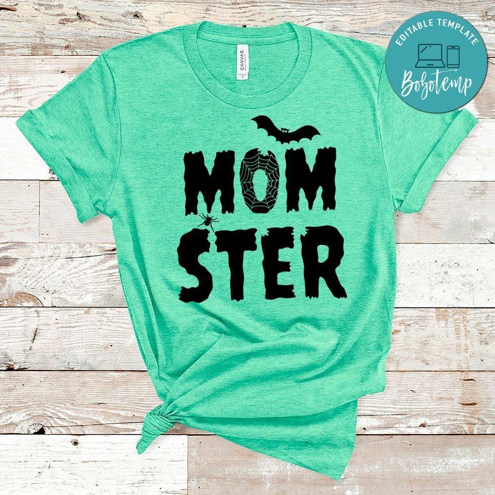 Momster Mom Halloween Shirt