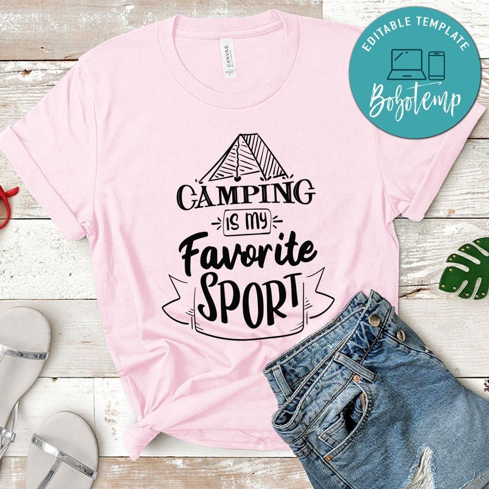 Camping Is My Favorite Sport T-Shirt