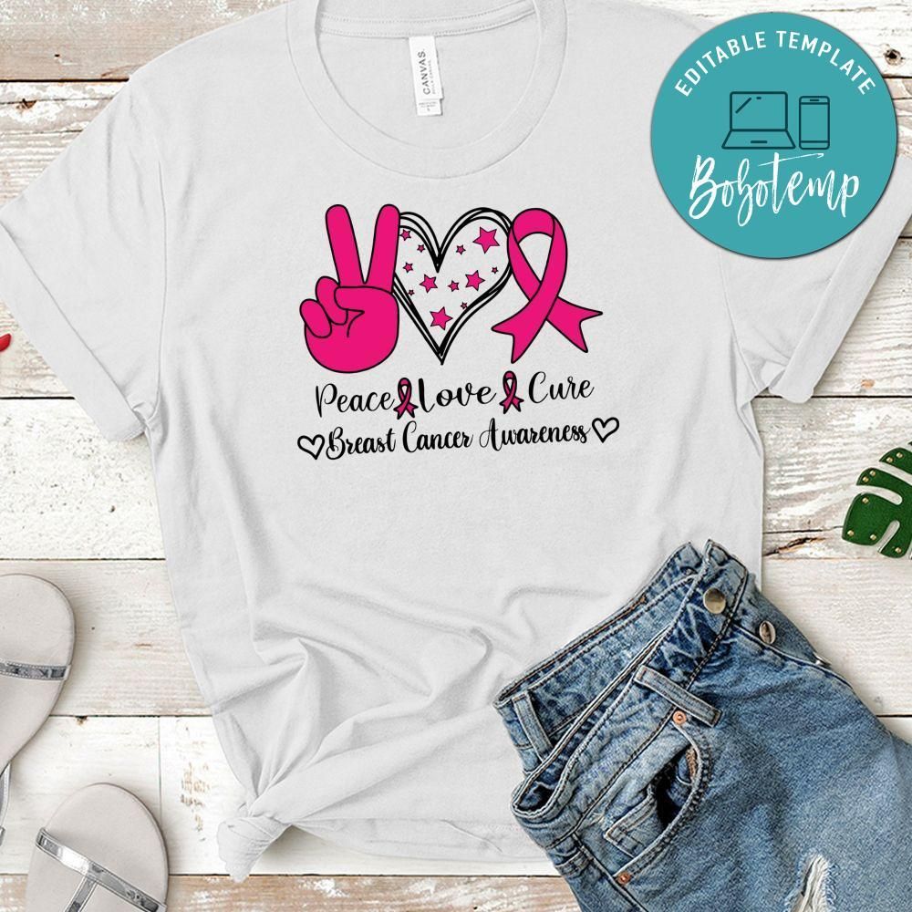 Peace Love Cure T-Shirt