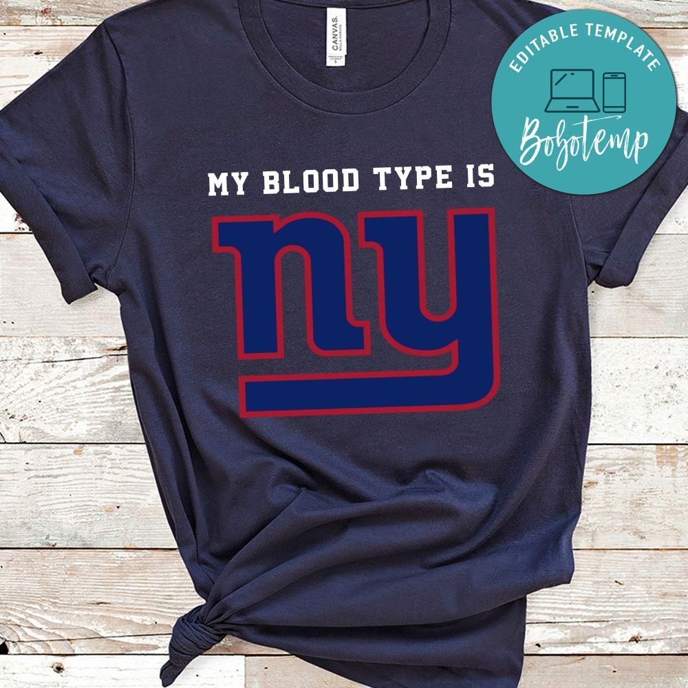 New York Giants T PNG file template