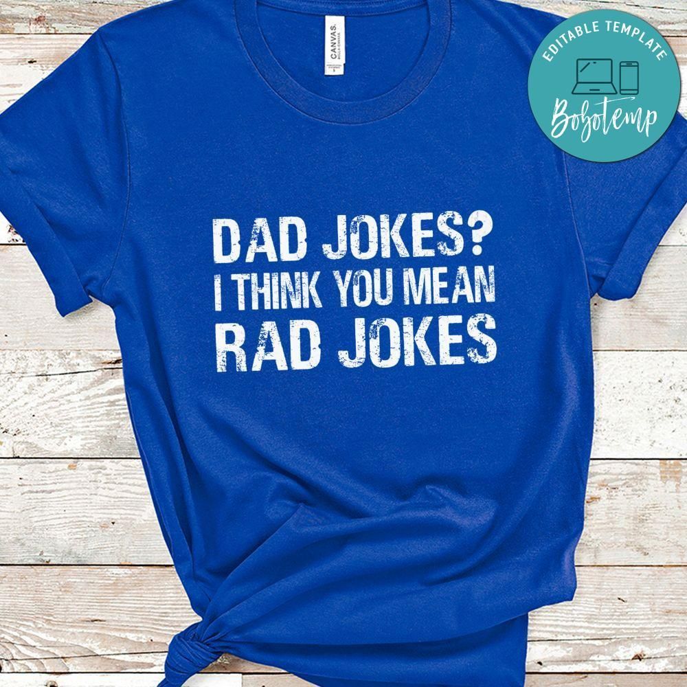 Dad Rad Jokes Shirt