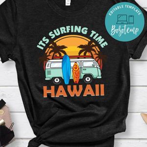Surfing Time Hawaii Shirt