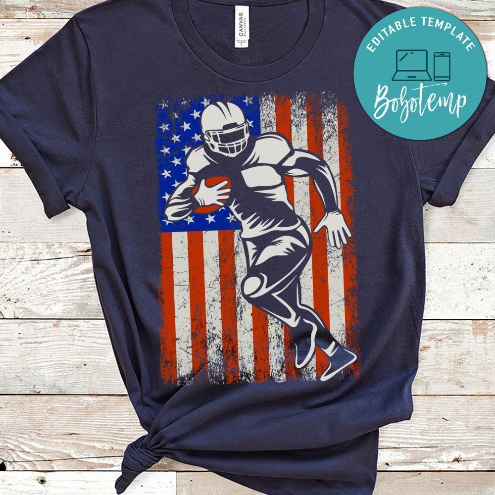 American Football Flag Shirt