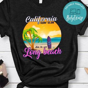 California Surf Club Ride The Wave Long Beach Shirt