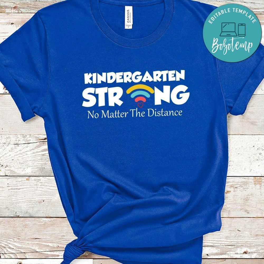 Kindergarten Strong Back to School Shirt