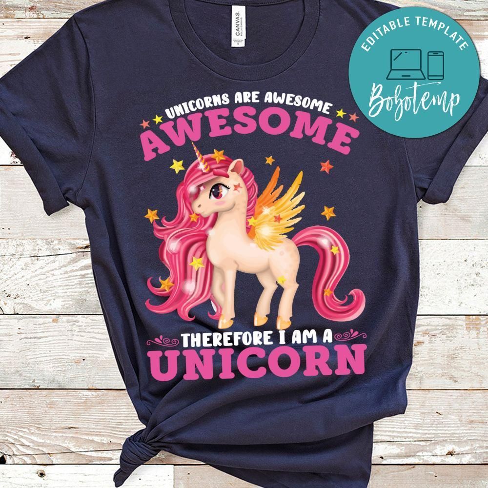 Unicorns Are Awesome Shirt