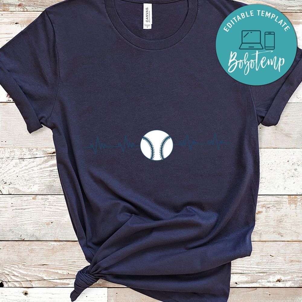 Baseball Heartbeat Shirt