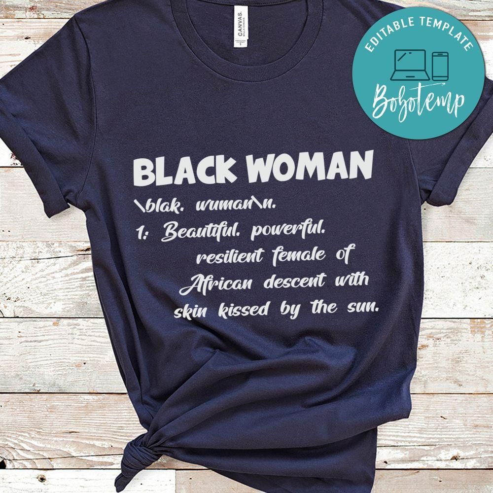 Black Woman Definition Shirt