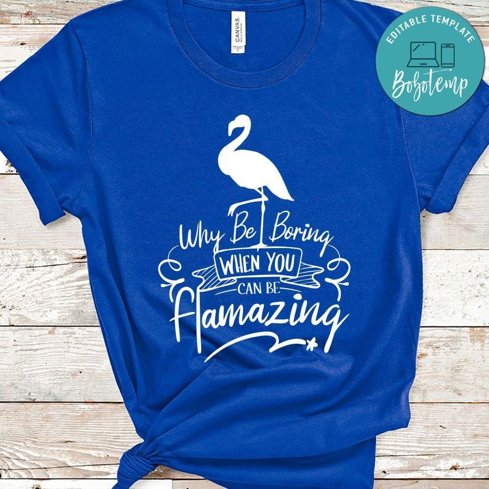 Why Be Boring When You Can Be Flamazing Shirt
