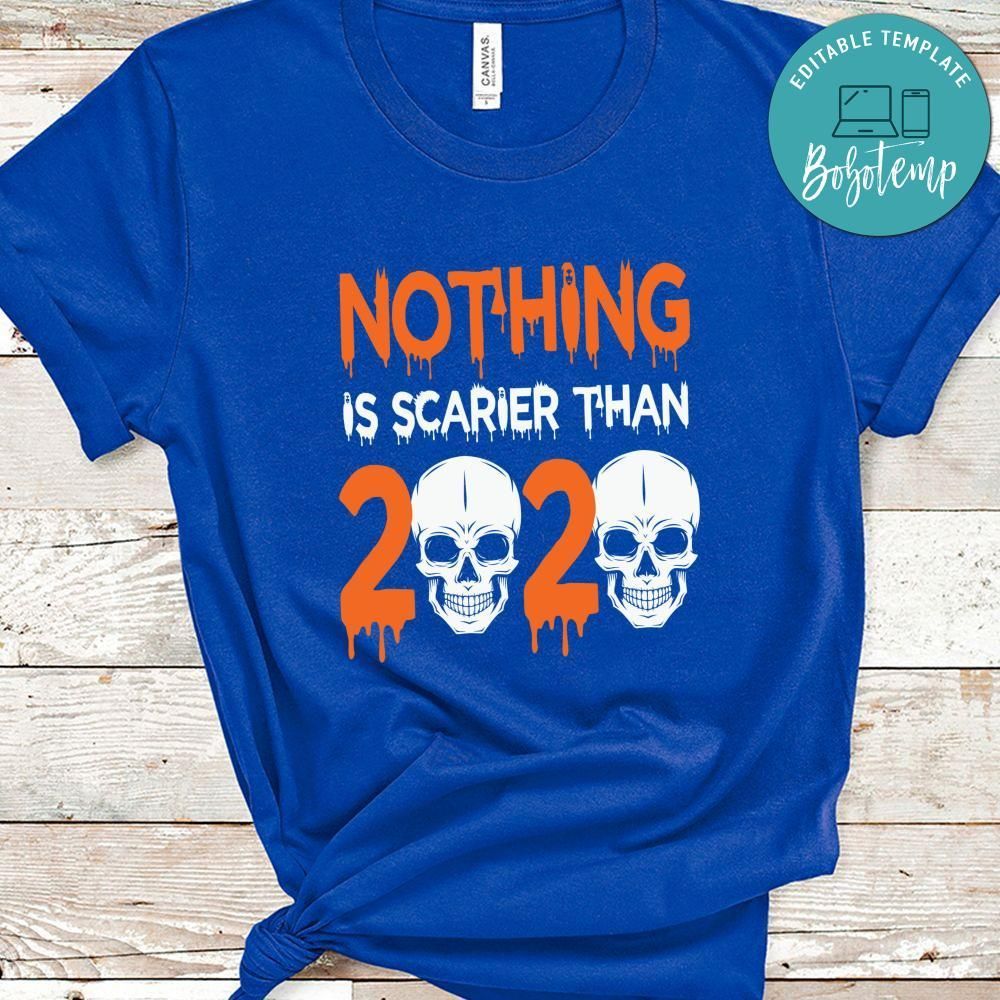 Halloween 2020 Scary Skeleton Skull Shirt