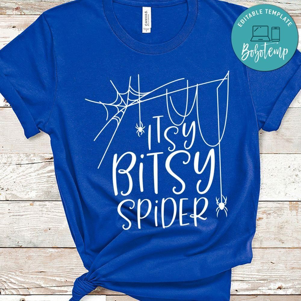 Itsy Bitsy Spider Halloween Shirt