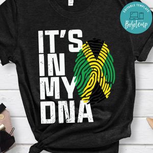Its in My DNA Black Pride Shirt