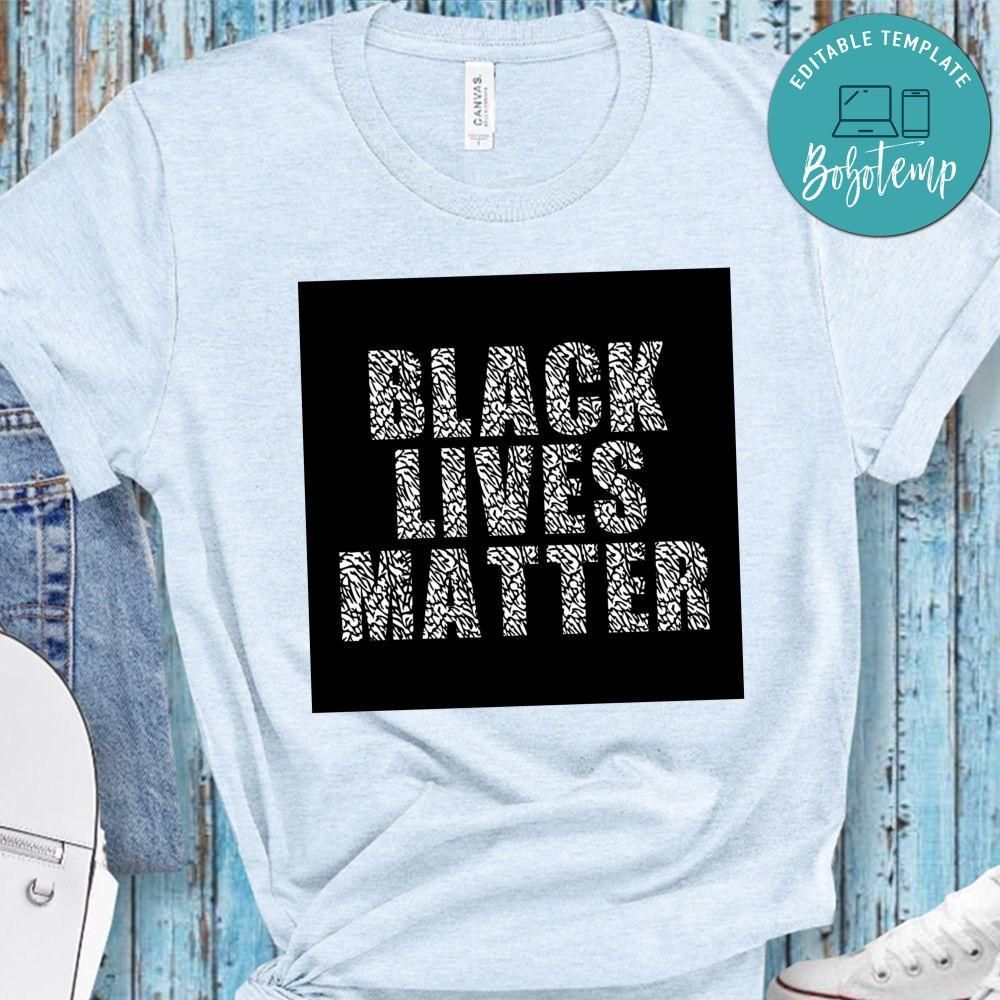 Black Lives Matter Elephant Skin Shirt
