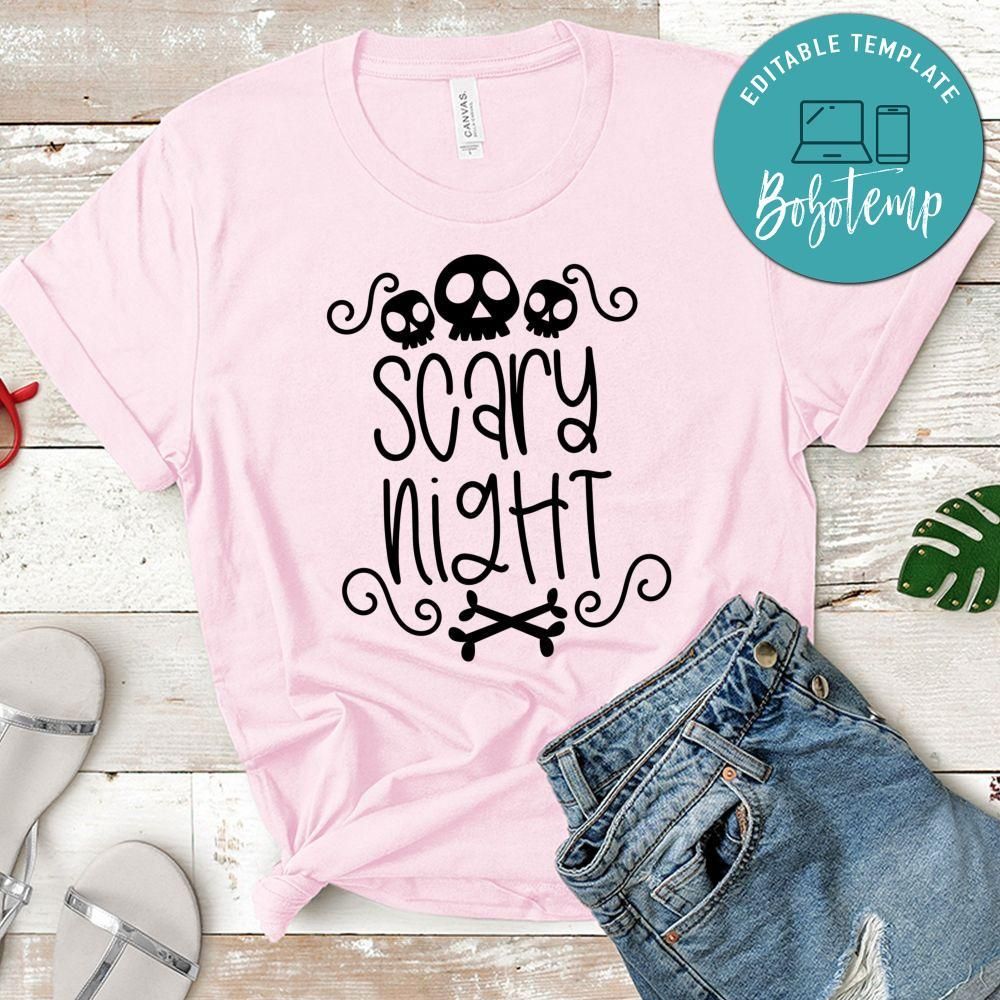 Scary Night Halloween Shirt