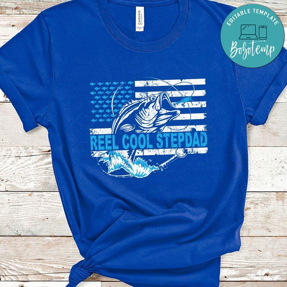Reel Cool Stepdad Shirt