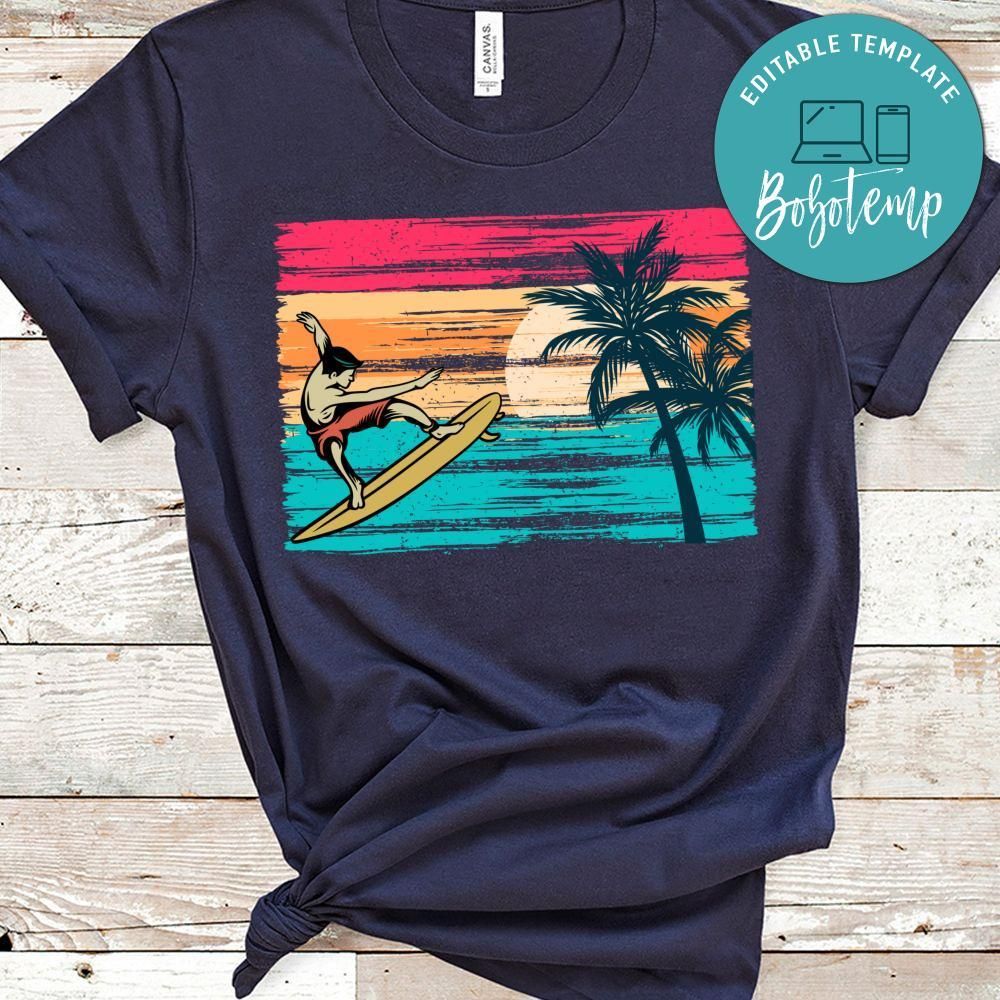 He's Surfing Shirt