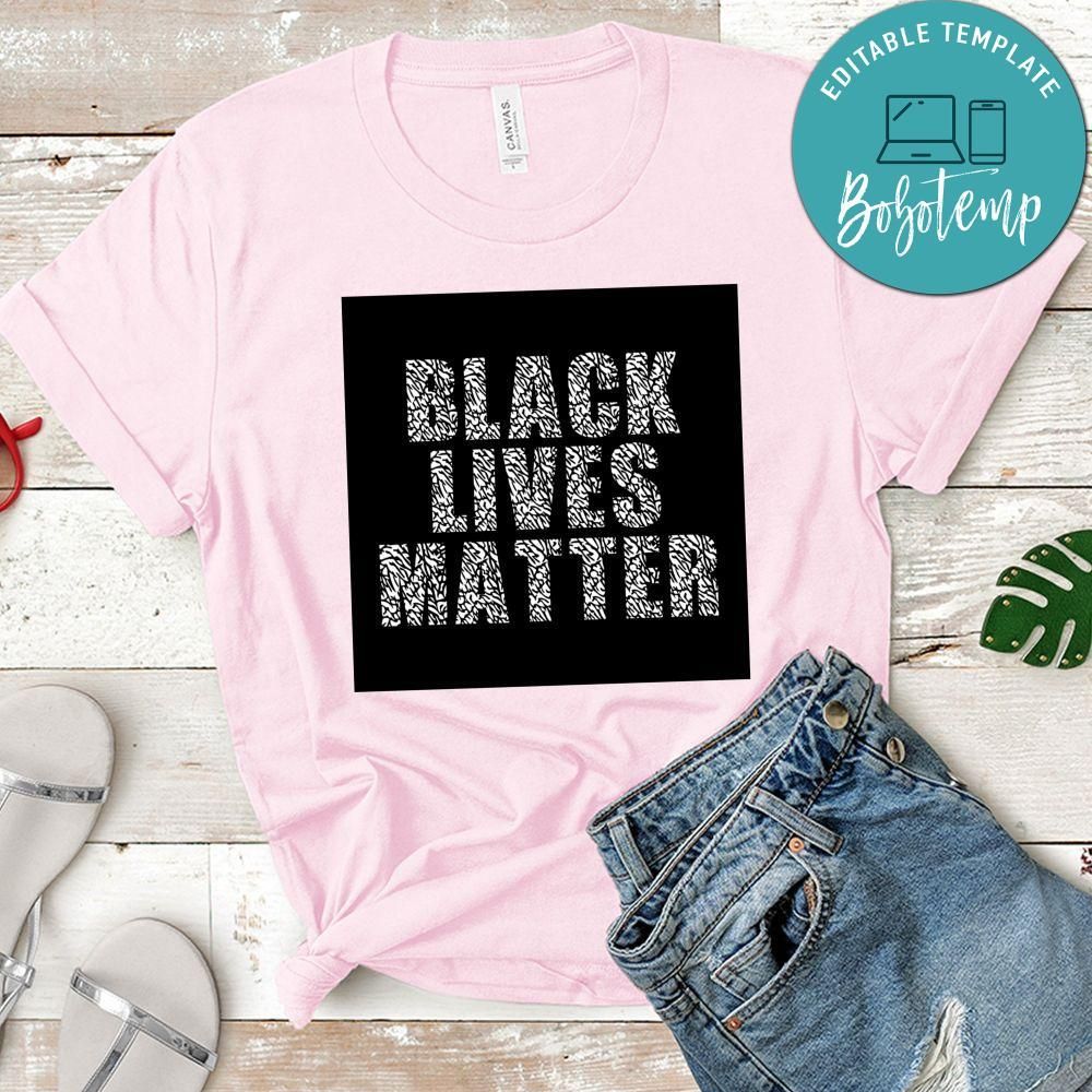 Black Lives Matter Elephant Skin Shirt