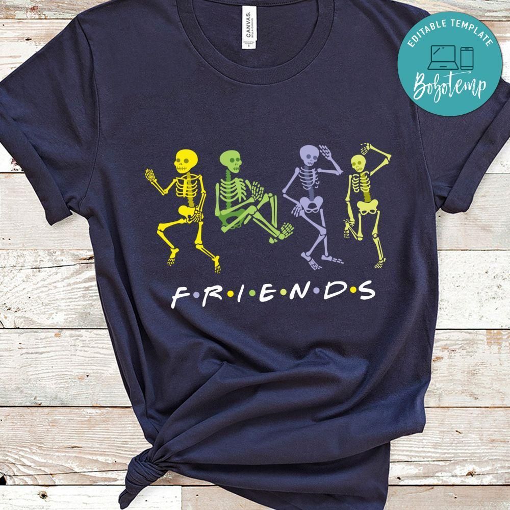 Skeletons Friends Halloween Shirt