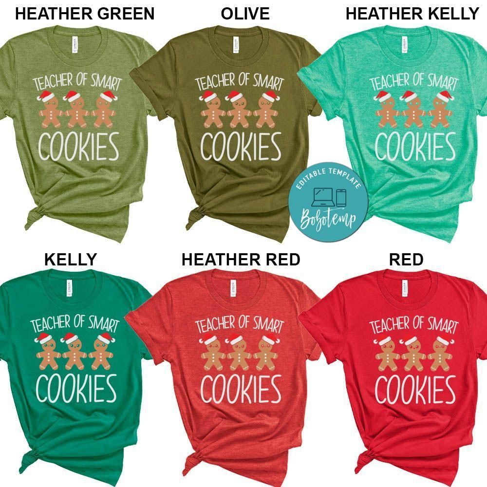 Teacher of Smart Cookies Christmas Shirt