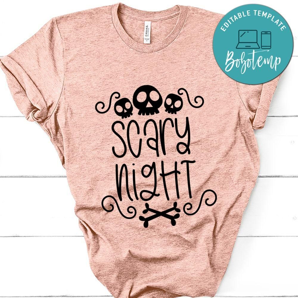 Scary Night Halloween Shirt