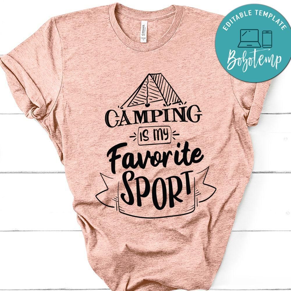 Camping Is My Favorite Sport T-Shirt