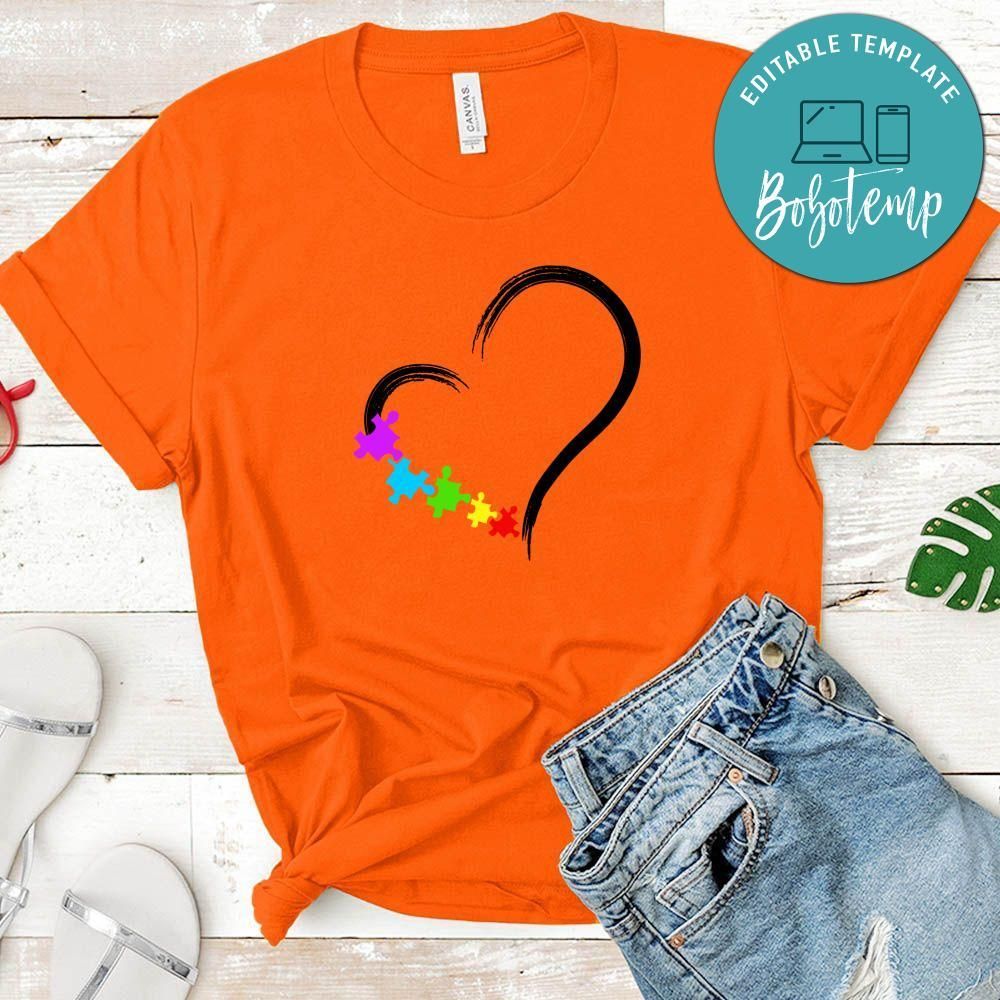 Autism Heart Shirt