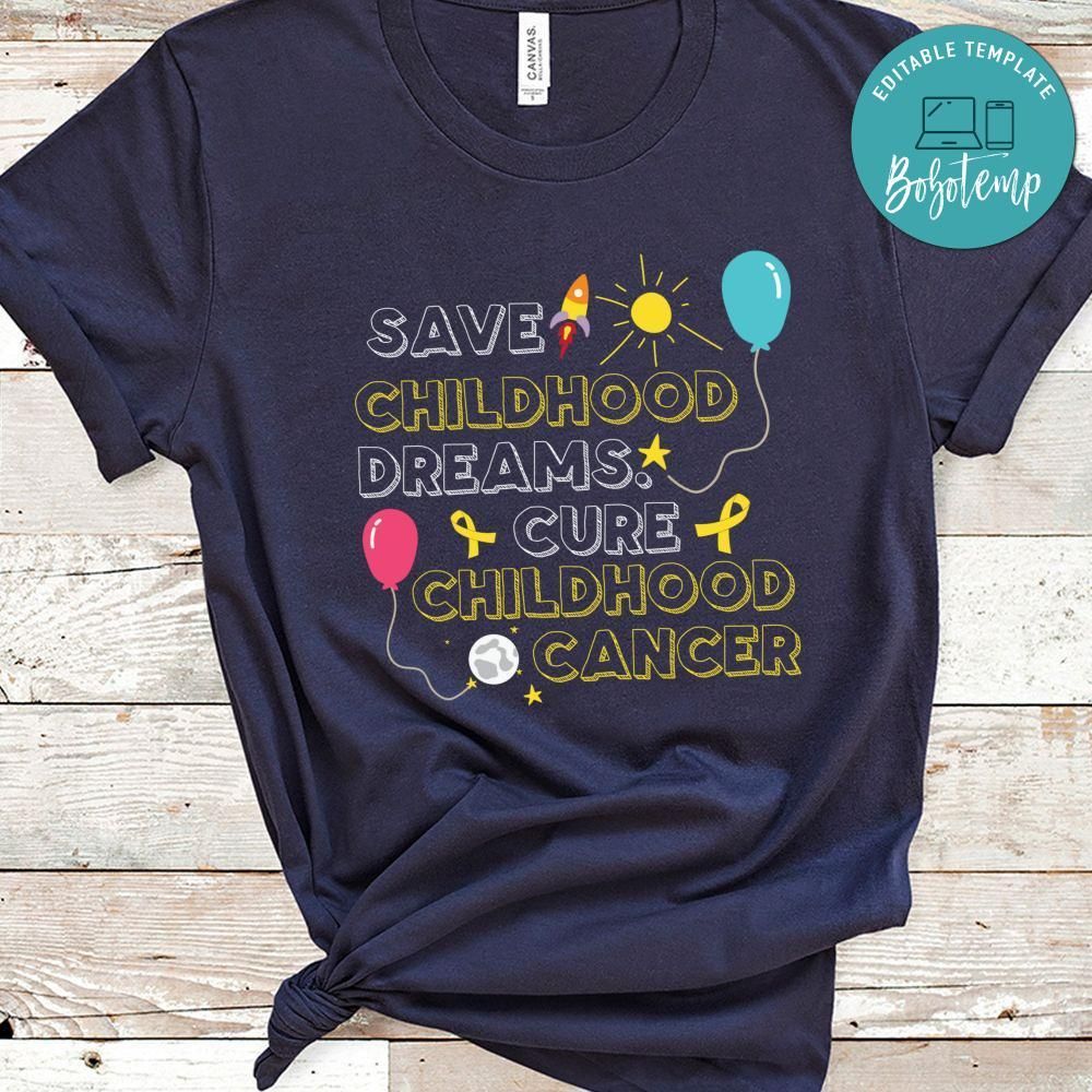 Childhood Cancer Warrior Gold Ribbon Shirt