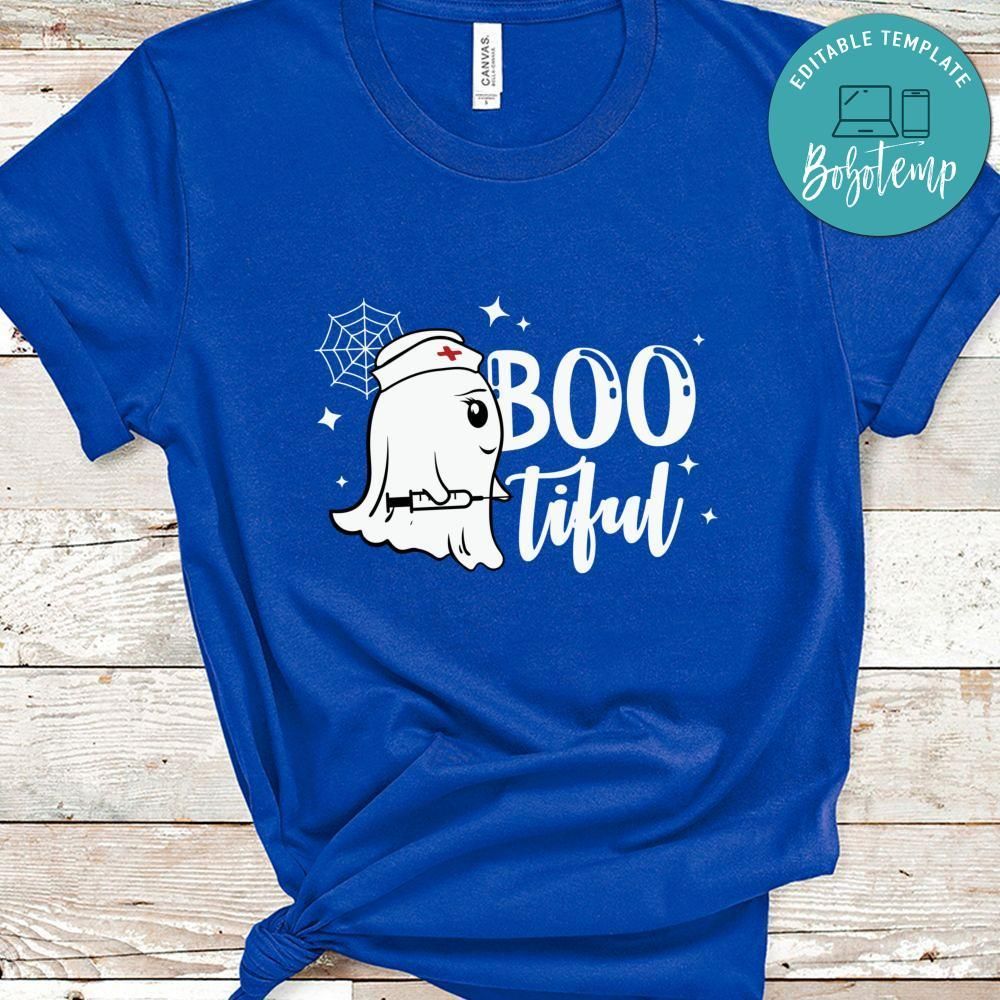 Bootiful Boo Nurse Funny Halloween 2020 Shirt
