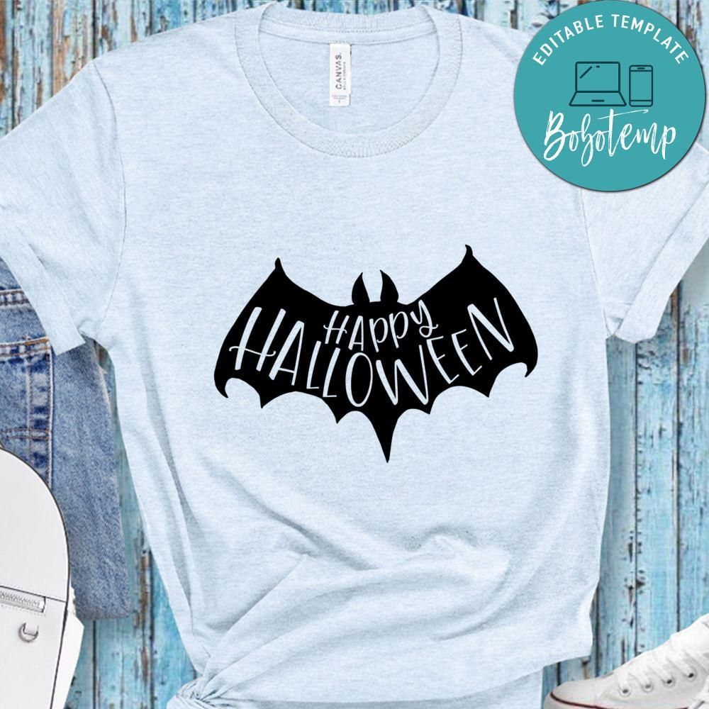 Happy Halloween Bat Halloween Shirt