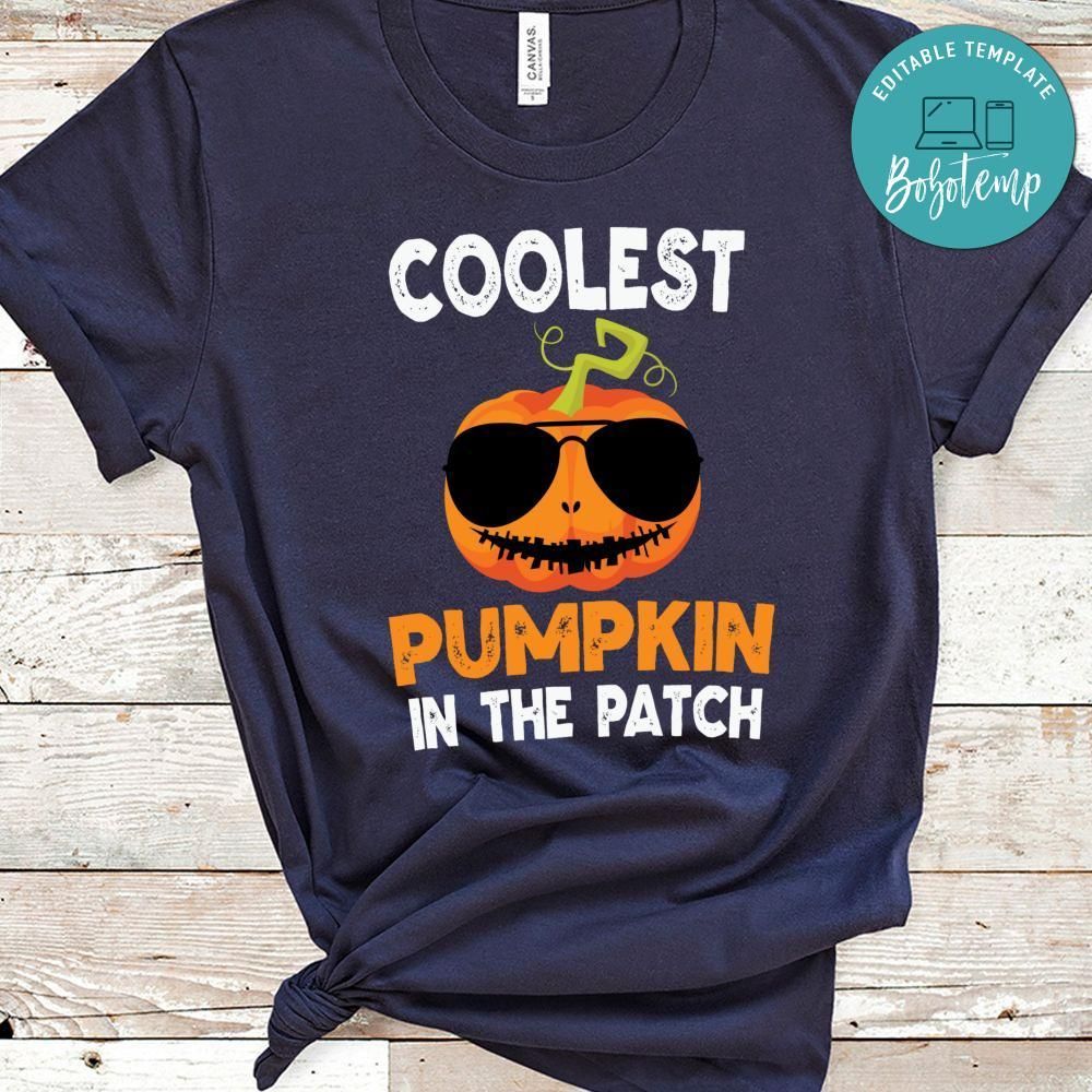 Coolest Pumpkin in the Patch Halloween T-Shirt