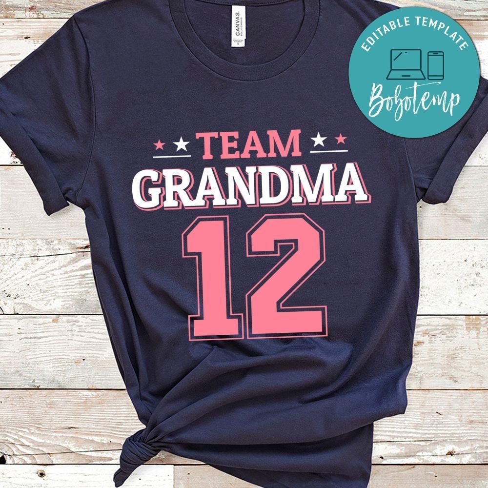 Team Grandma 12 Shirt