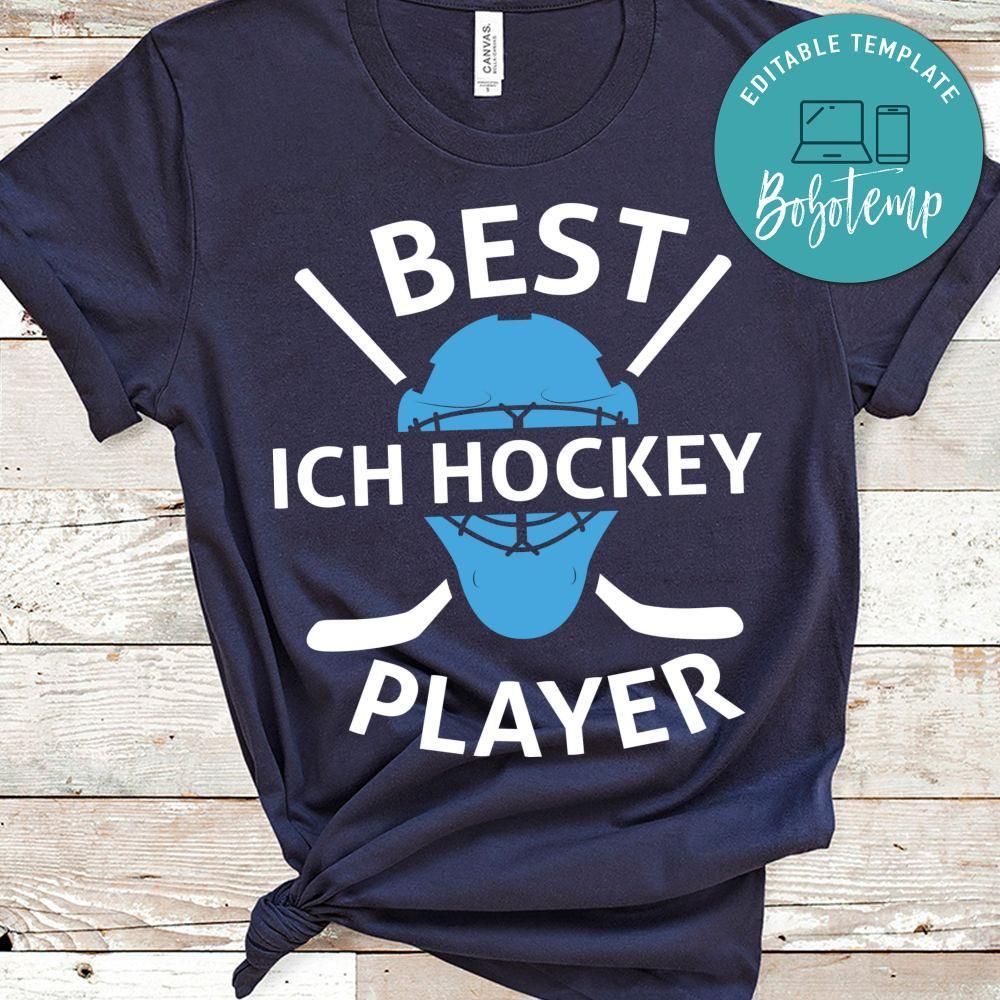 Best Ich Hockey Player Shirt