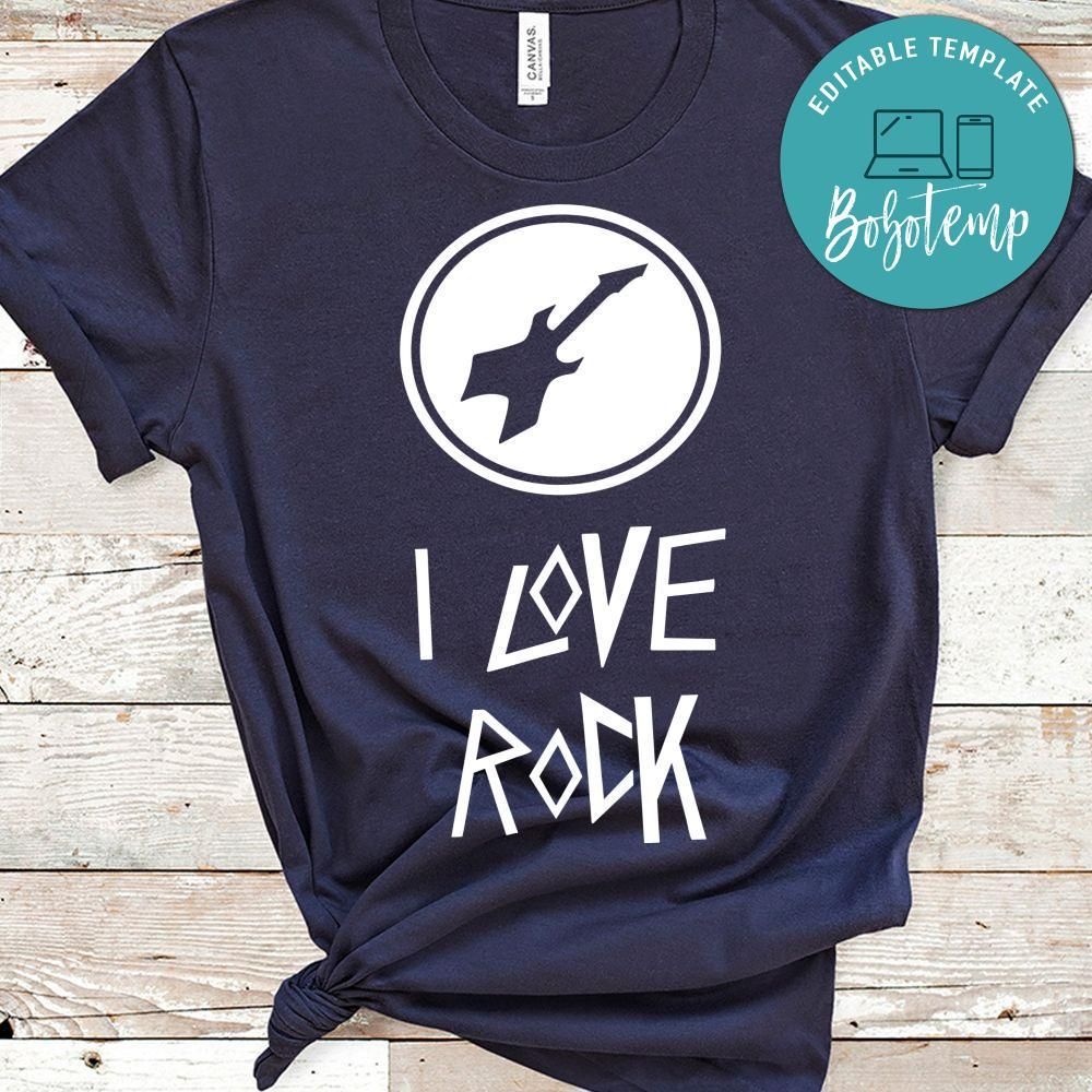 I Love Rock Shirt