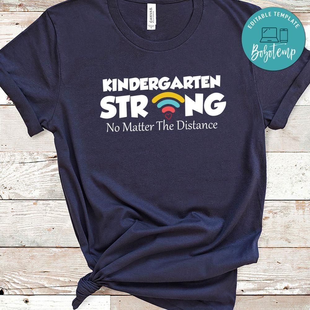 Kindergarten Strong Back to School Shirt