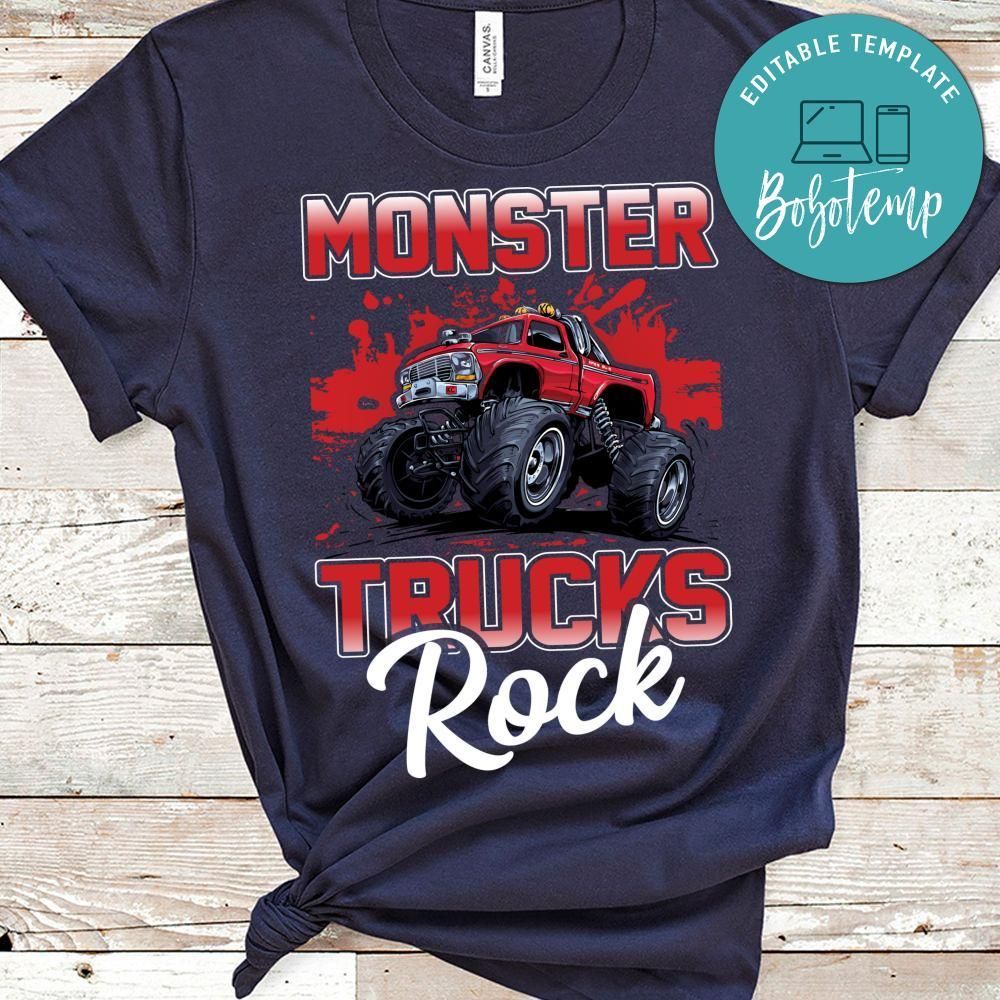 Monster Truck Rock Shirt