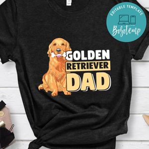 Golden Retriever Dad Shirt
