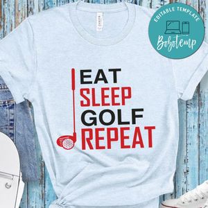 Eat Sleep Golf Repeat Shirt