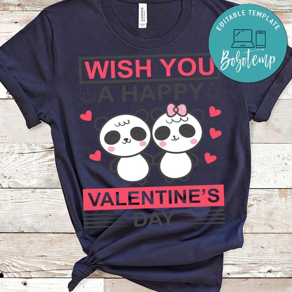 Wish You A Happy Valentine's Day Shirt