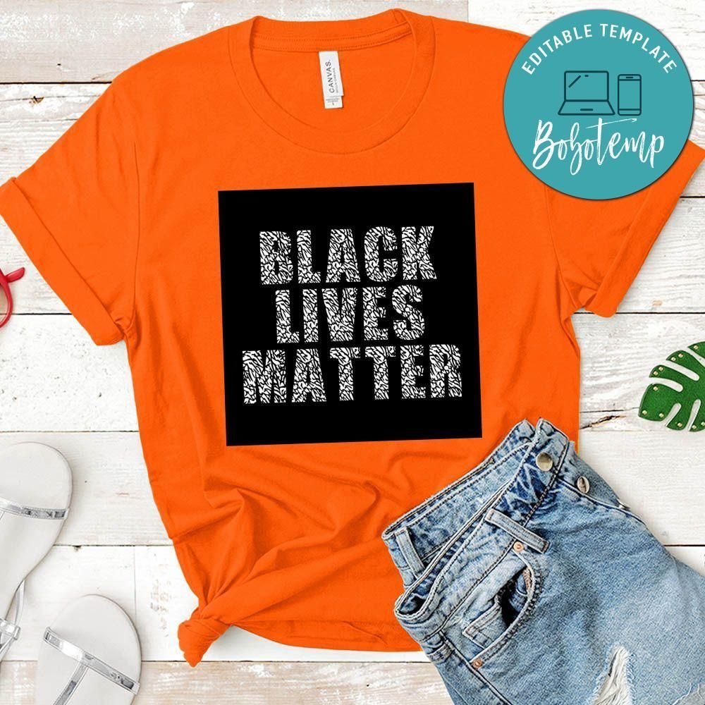 Black Lives Matter Elephant Skin Shirt