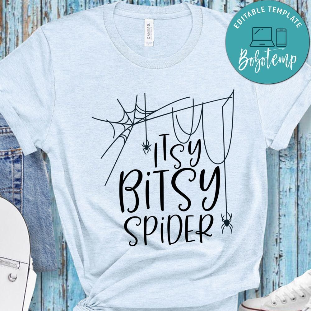 Itsy Bitsy Spider Halloween Shirt